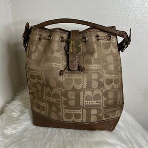 💯Authentic Burberry Canvas Bucket Bag🍀